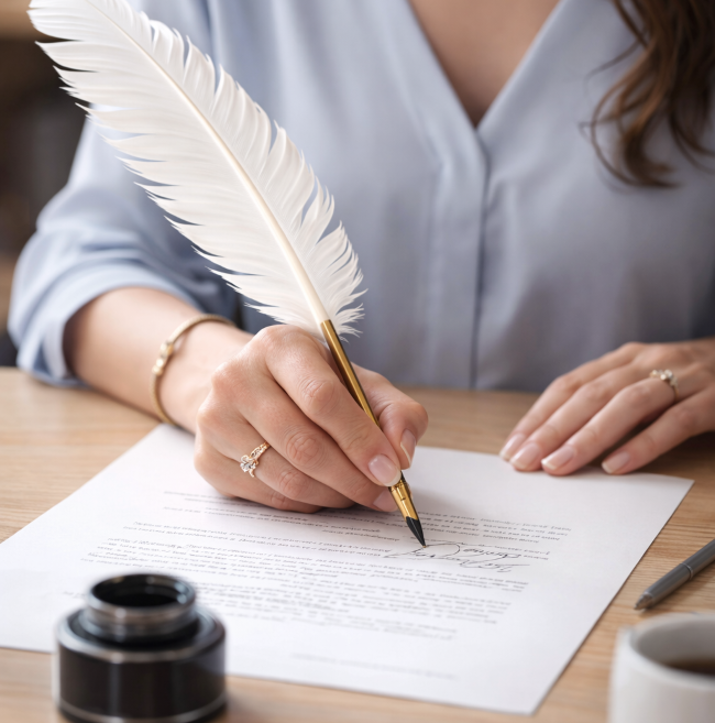 Professional document signing